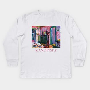 Interior (My Dining Room) by Wassily Kandinsky Kids Long Sleeve T-Shirt